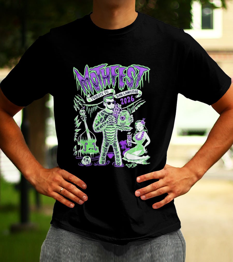 Mothfest Tribute To Dan Lamothe 2026 Creature T-Shirt