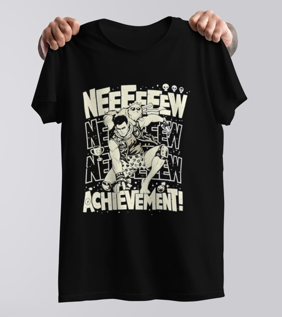 NEEEEW NEEEW NEEEW NEEEW ACHIEVEMENT Gaming Video Game Gamer T-Shirt