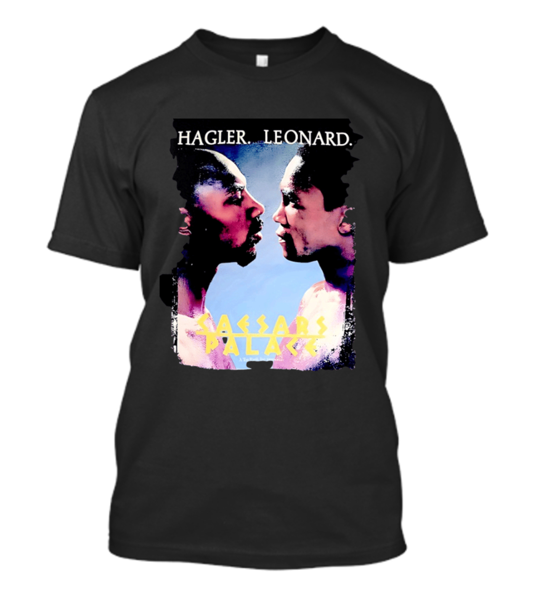 Hagler Leonard Caesars Palace Boxing Match Showdown T-Shirt