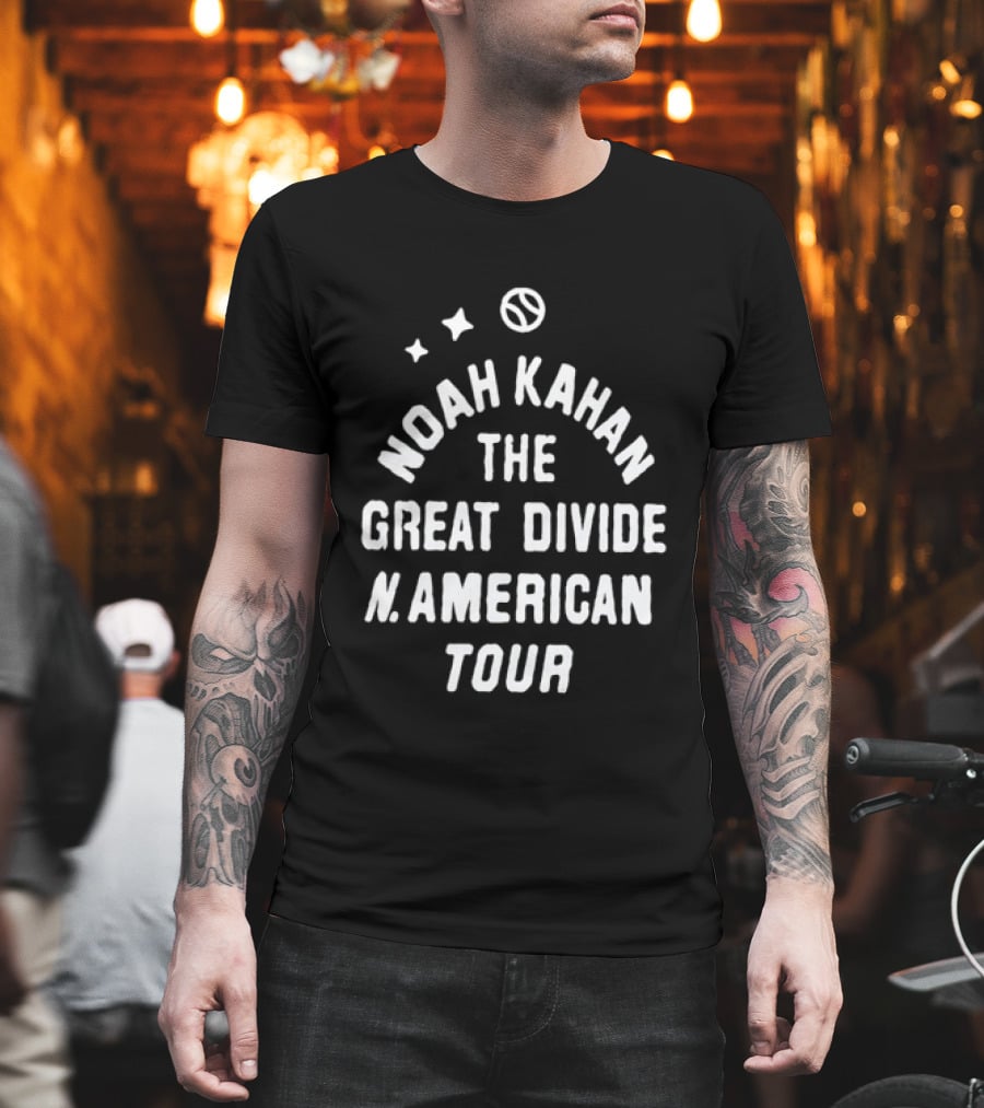 Noah Kahan The Great Divide North American Tour Stars T-Shirt