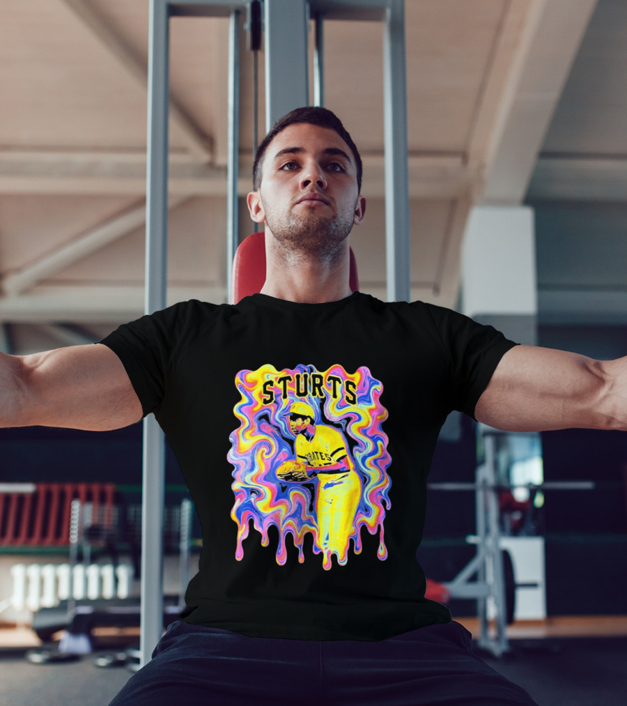 Sturts Willie Stargell Pittsburgh Pirates Psychedelic T-Shirt