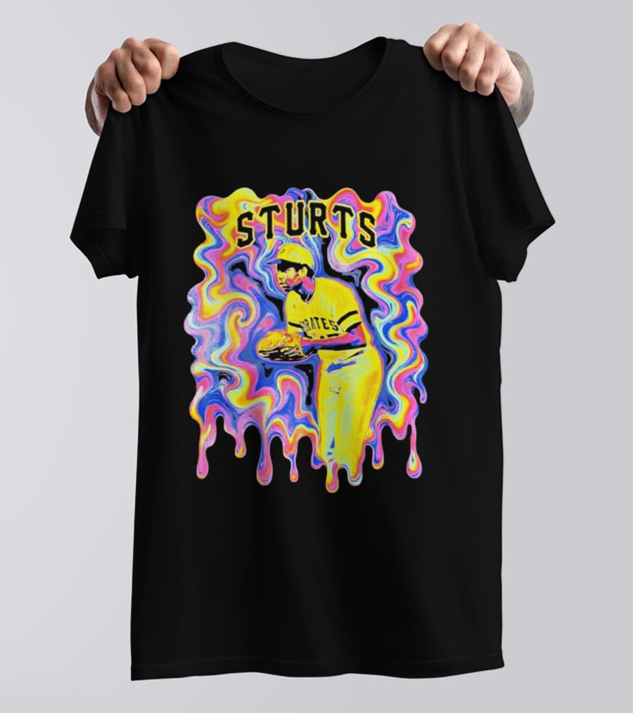 Sturts Willie Stargell Pittsburgh Pirates Psychedelic T-Shirt