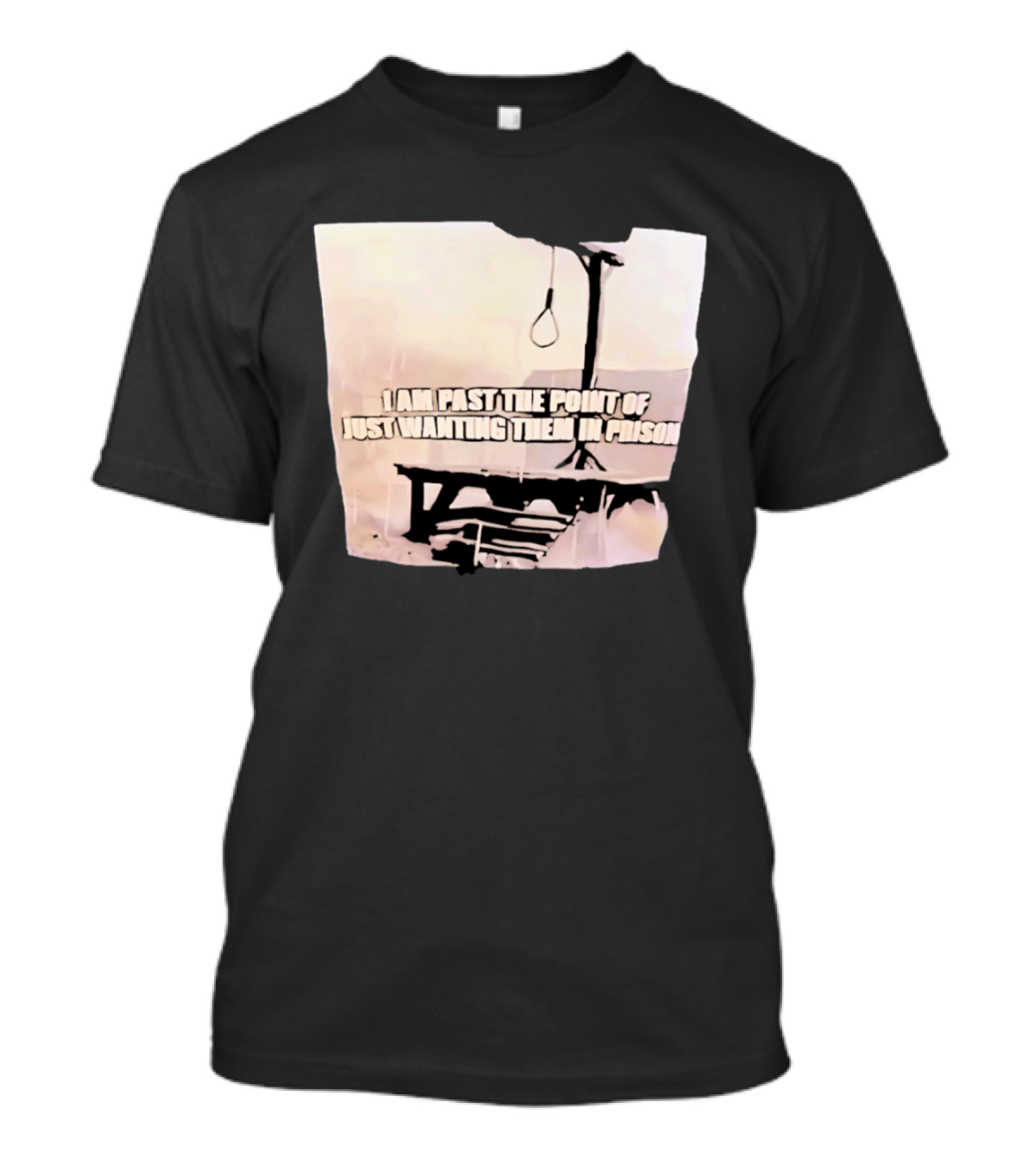 I Am Past The Point Of Just Wanting Them In Prison Gallows T-Shirt