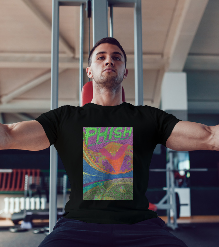 Phish Fenway Park Boston MA Tour July 31 Aug 1 2026 Colorful Psychedelic Dragon T-Shirt