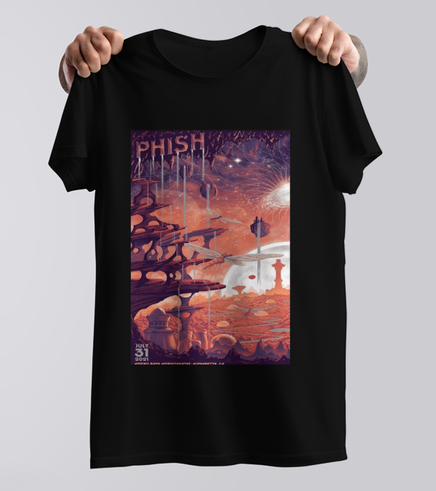 Phish Concert Alpharetta GA July 31 2021 T-Shirt
