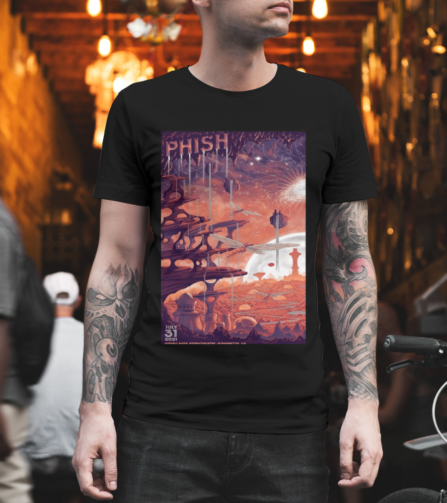 Phish Concert Alpharetta GA July 31 2021 T-Shirt