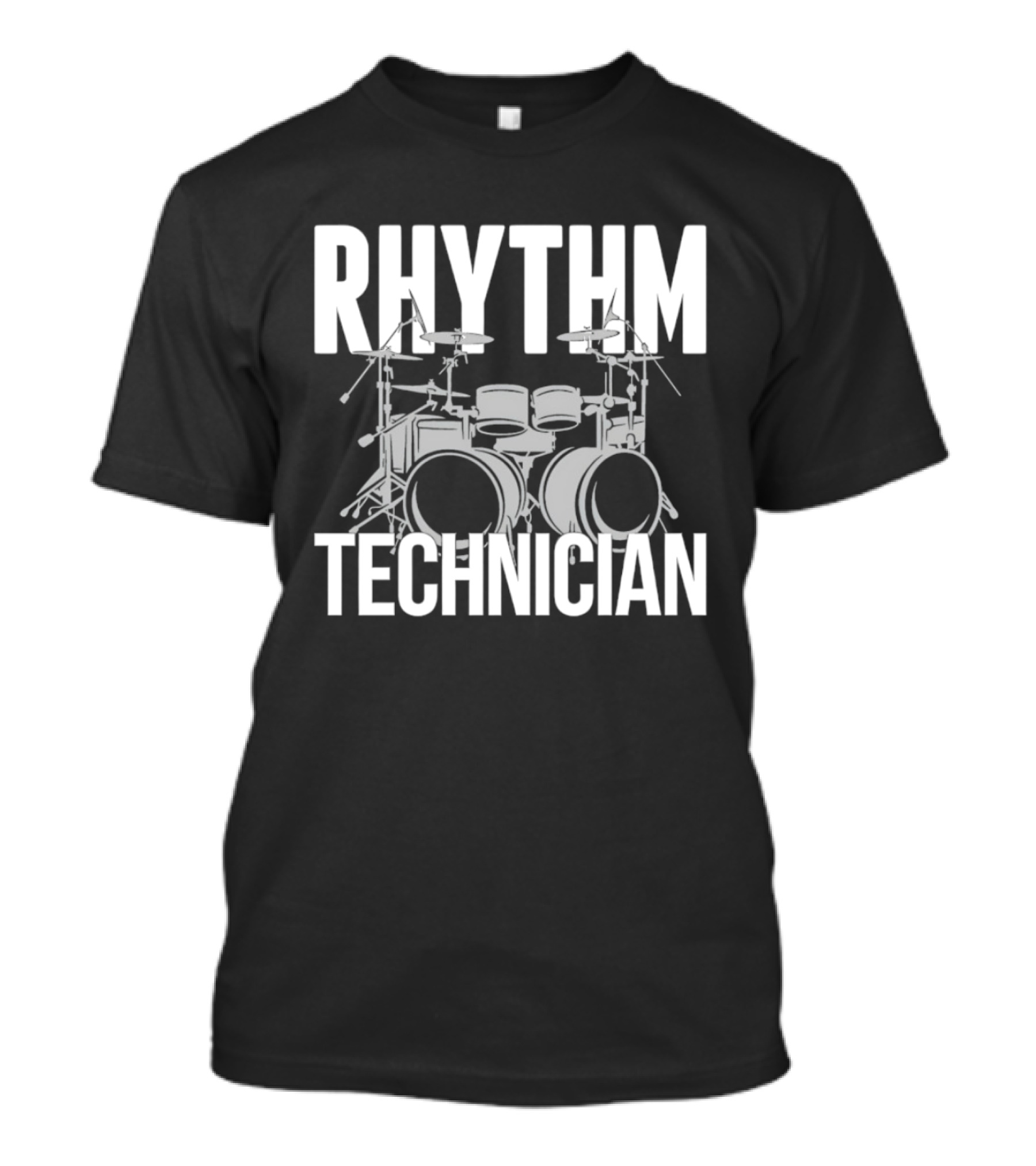 Rhythm Technician Drummer Drums Percussion T-Shirt