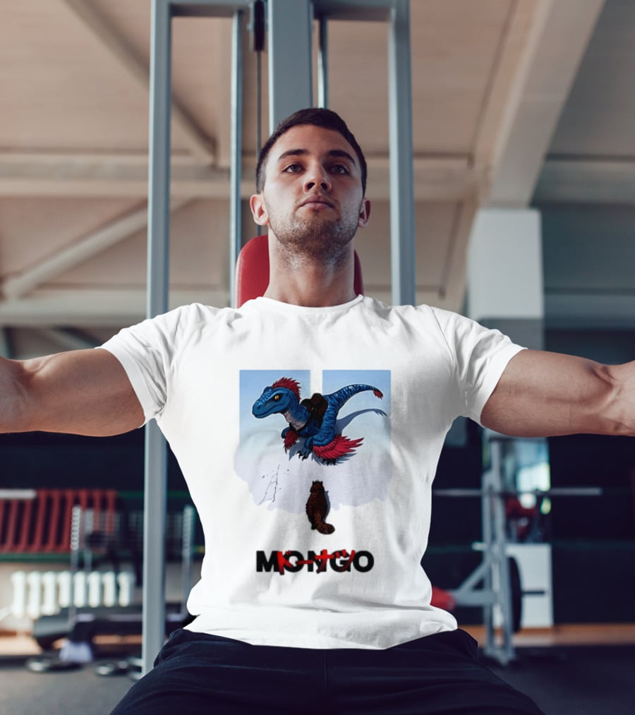 Mongo Raptor Cat Donatsu By U Mashermello Dinosaur T-Shirt