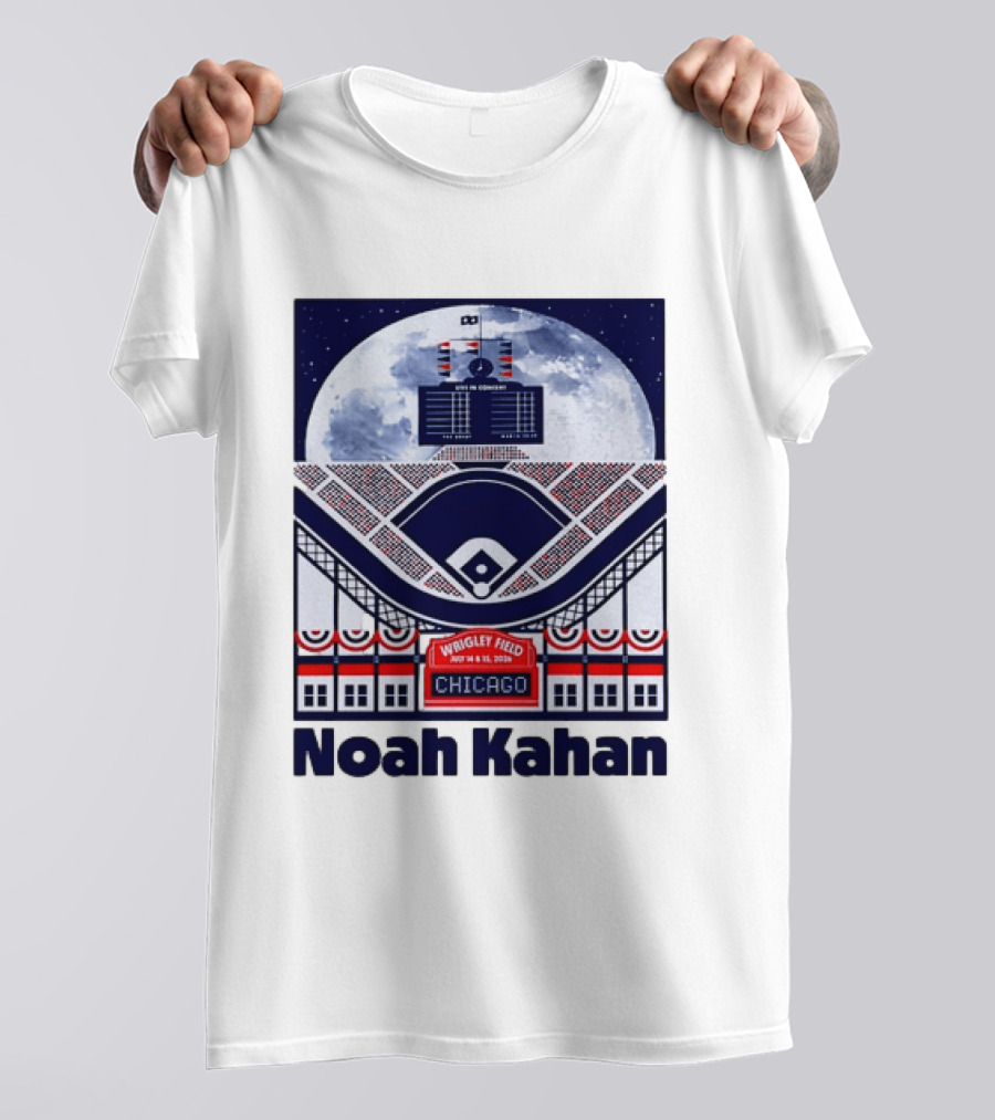 Noah Kahan Live In Concert Wrigley Field July 14 15 2023 Chicago T-Shirt