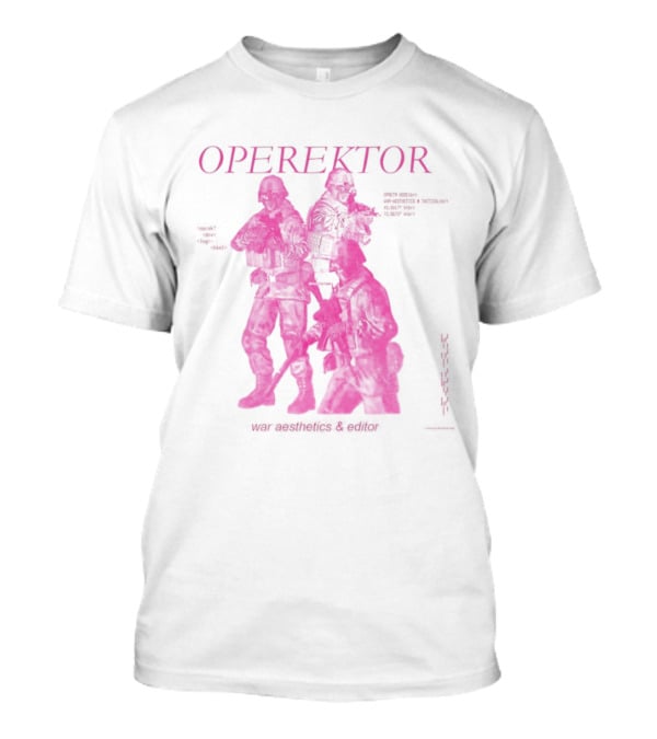Operektor War Aesthetics Tactical Editor Time Signature Authored Narratives T-Shirt