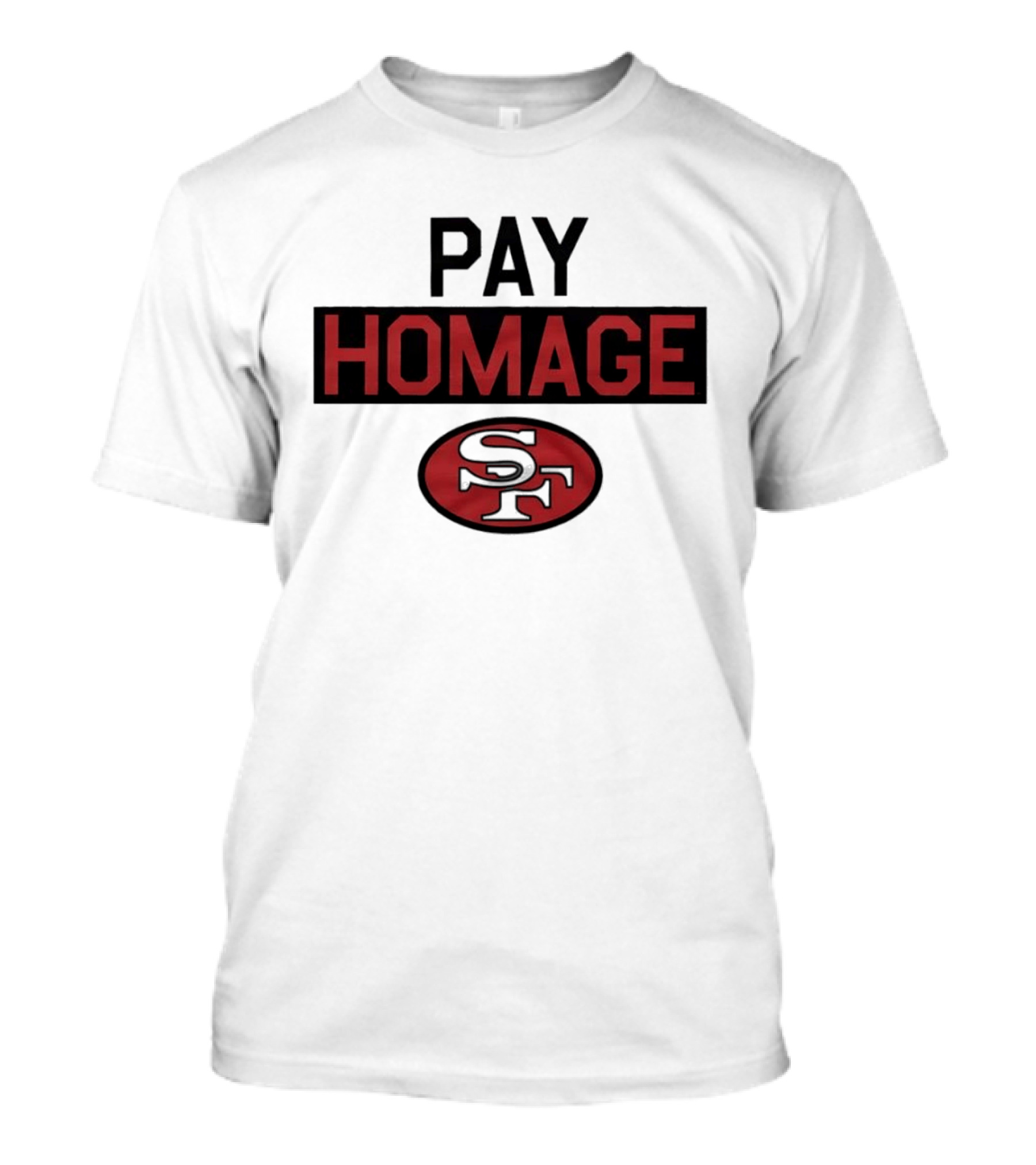 San Francisco 49ers Pay Homage SF Football T-Shirt