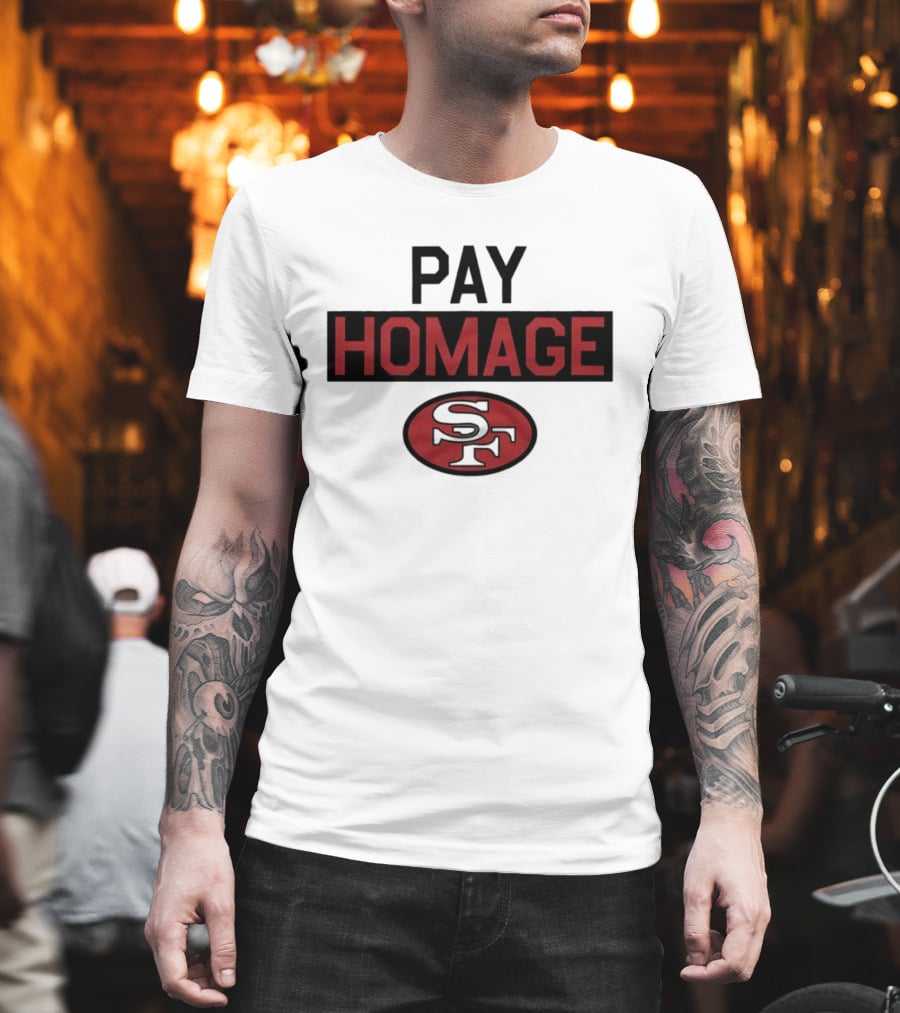 San Francisco 49ers Pay Homage SF Football T-Shirt