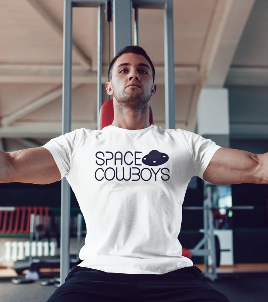Space Cowboys UFO Sci Fi Cowboy Fusion T-Shirt