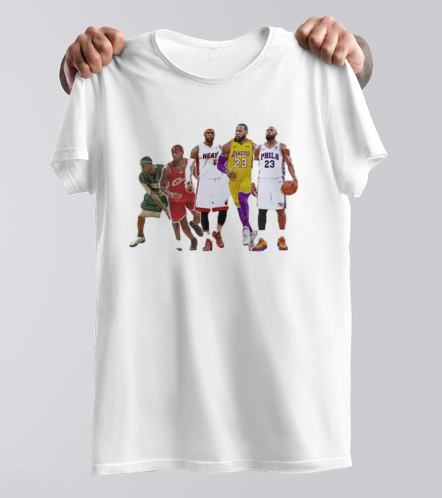 LeBron James St Vincent St Mary Cavs Heat Lakers 76ers Journey T-Shirt