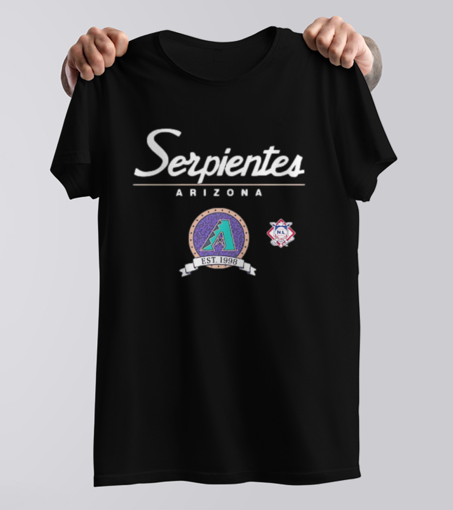 Arizona Serpientes Diamondbacks Est 1998 MLB Baseball NL T-Shirt