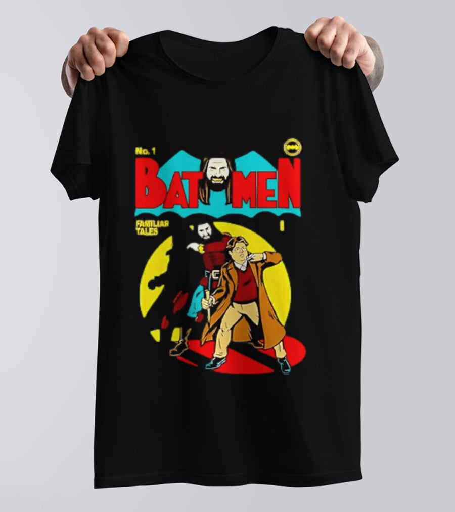 No 1 Bat Men Familiar Tales What We Do In The Shadows T-Shirt