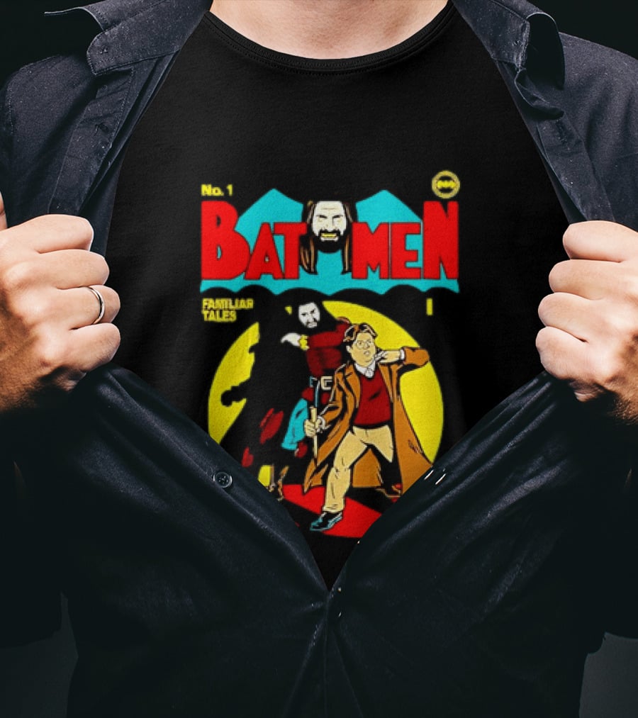 No 1 Bat Men Familiar Tales What We Do In The Shadows T-Shirt