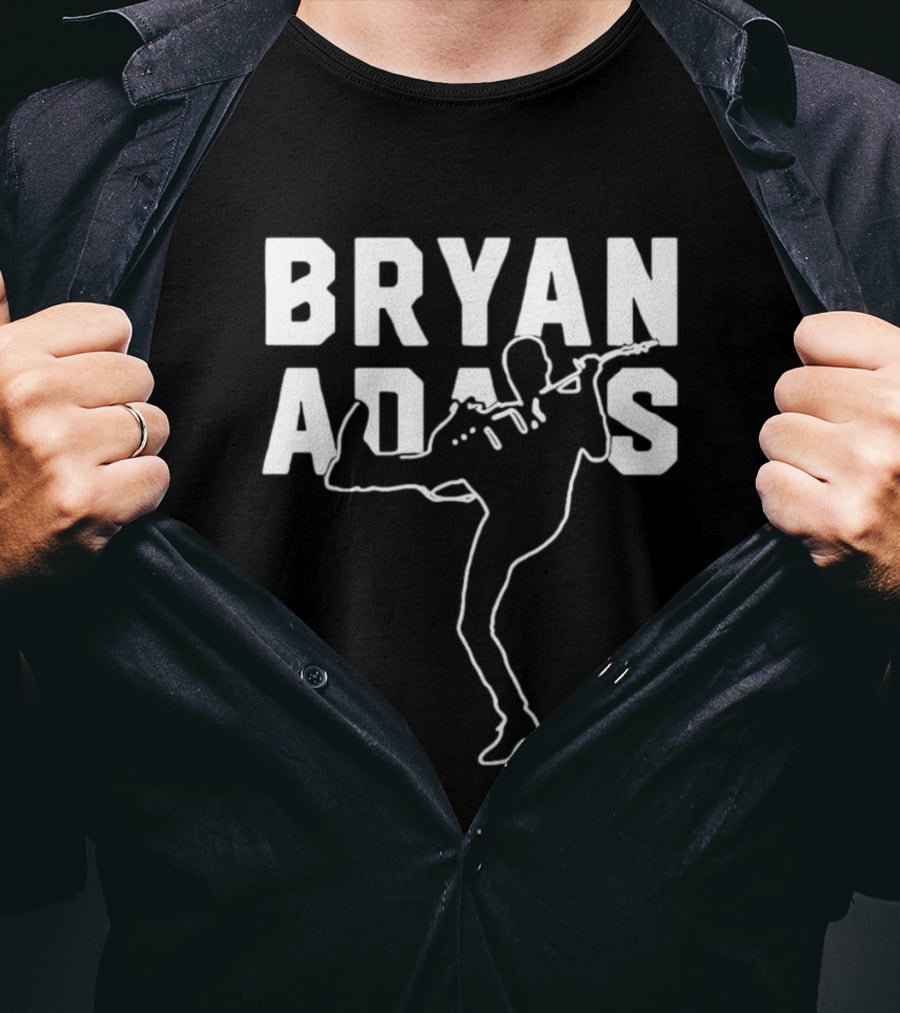 Bryan Adams Guitarist Rock Music T-Shirt