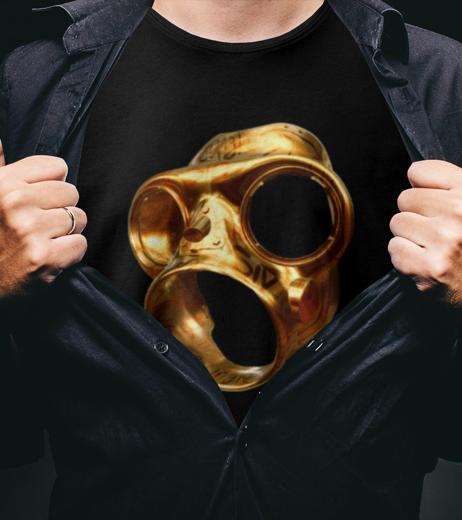 Sid The 3Rd Shop Store Gold Mask Ring T-Shirt