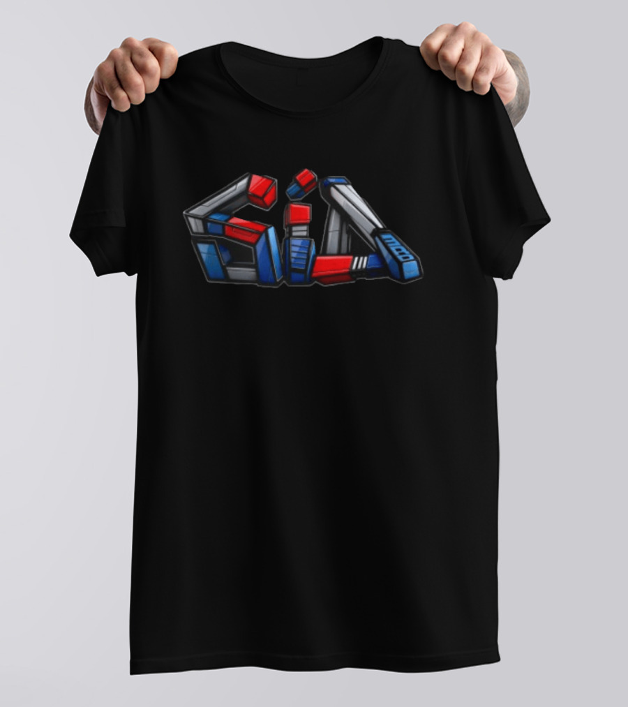 Sid The 3Rd Shop Store Transformer Sid Robot Letters T-Shirt