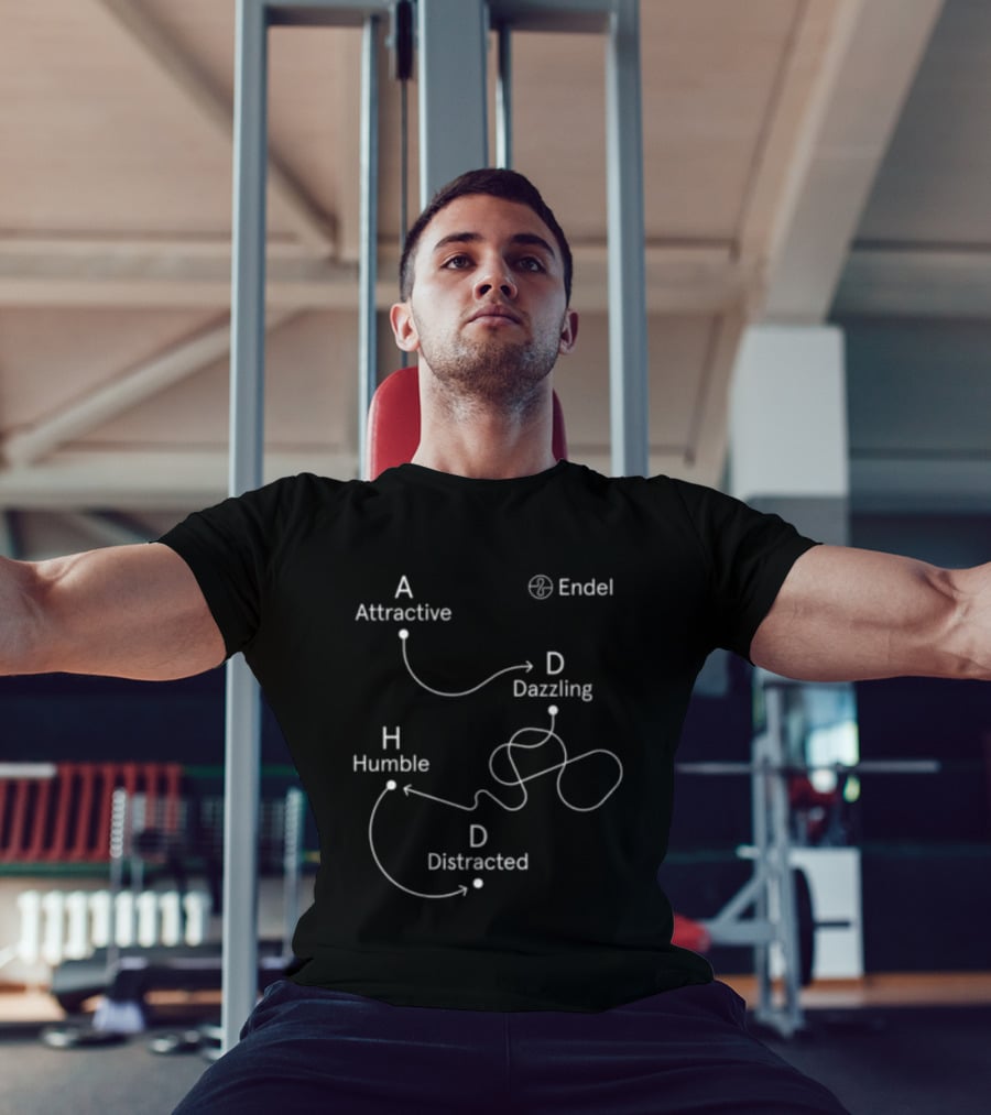 Endel Store ADHD Attractive Dazzling Humble Distracted T-Shirt