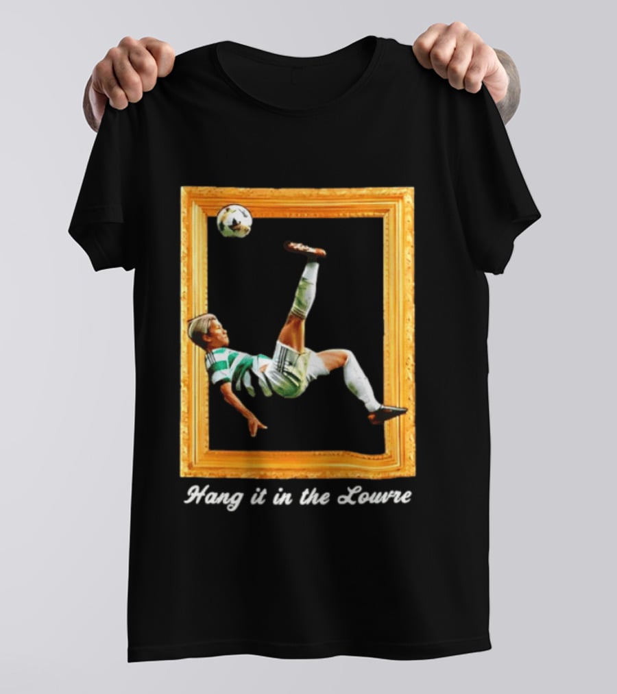 Kyogo Furuhashi Celtic FC Hang It In The Louvre Soccer Art футболка T-Shirt