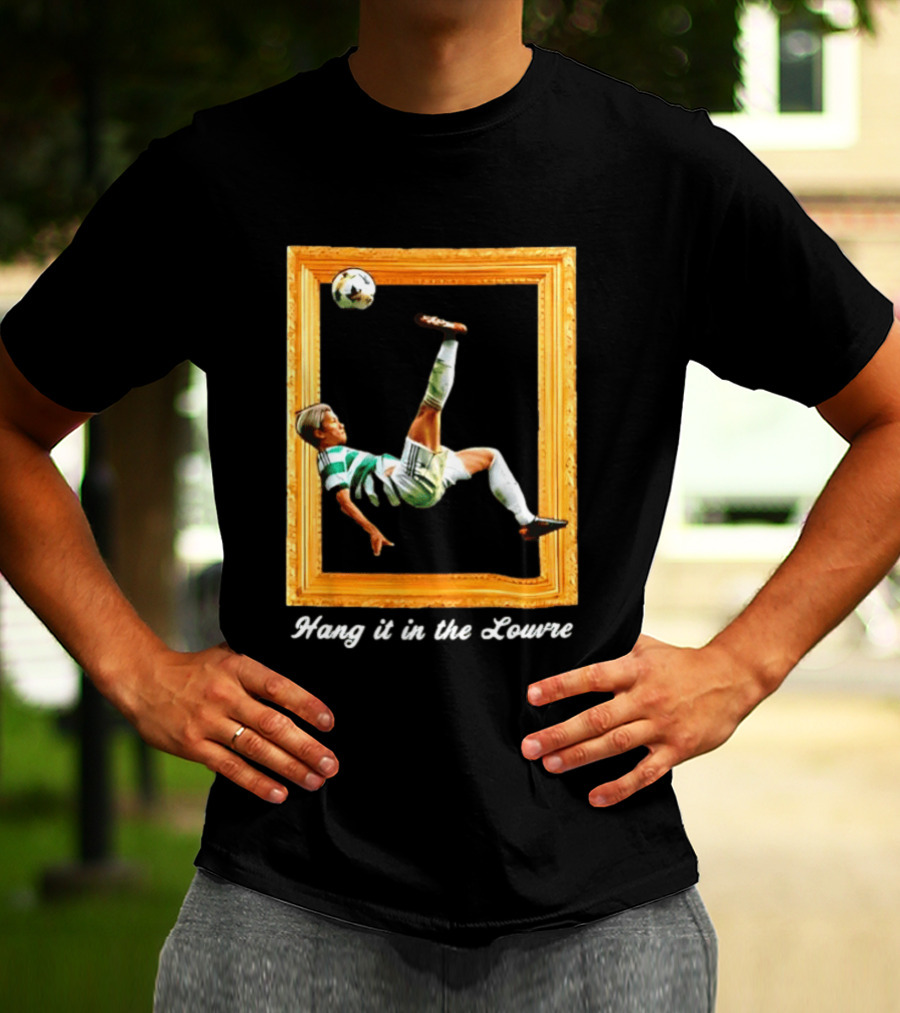 Kyogo Furuhashi Celtic FC Hang It In The Louvre Soccer Art футболка T-Shirt