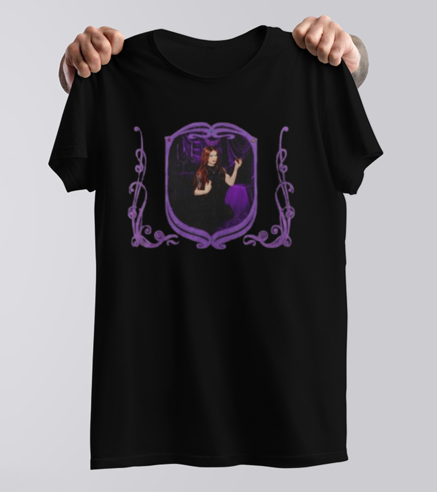 Jinkx Tour Mainfactor Store Vintage Gothic Purple Frame T-Shirt