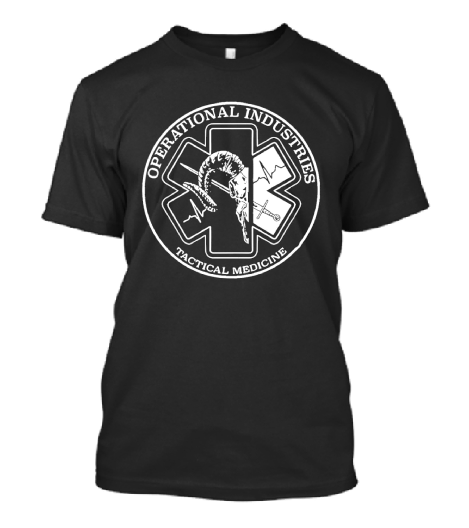 Operational Industries Tactical Medicine Star Of Life With Snake T-Shirt