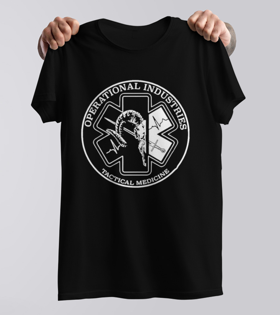 Operational Industries Tactical Medicine Star Of Life With Snake T-Shirt