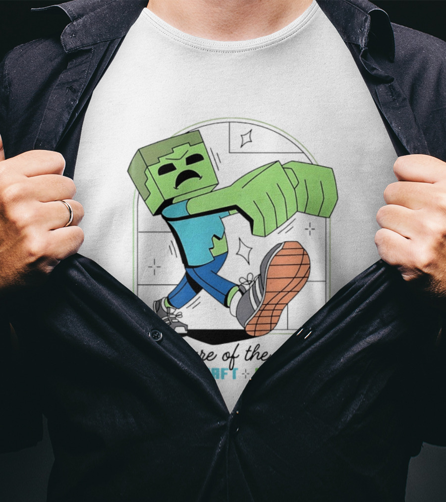 Beware Of The Dark Zombie Minecraft RSVLTS Gaming T-Shirt