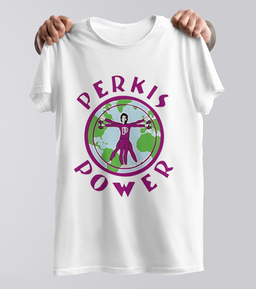Perkis Power Tony Perkis Fitness Heavyweights Logo Circle T-Shirt