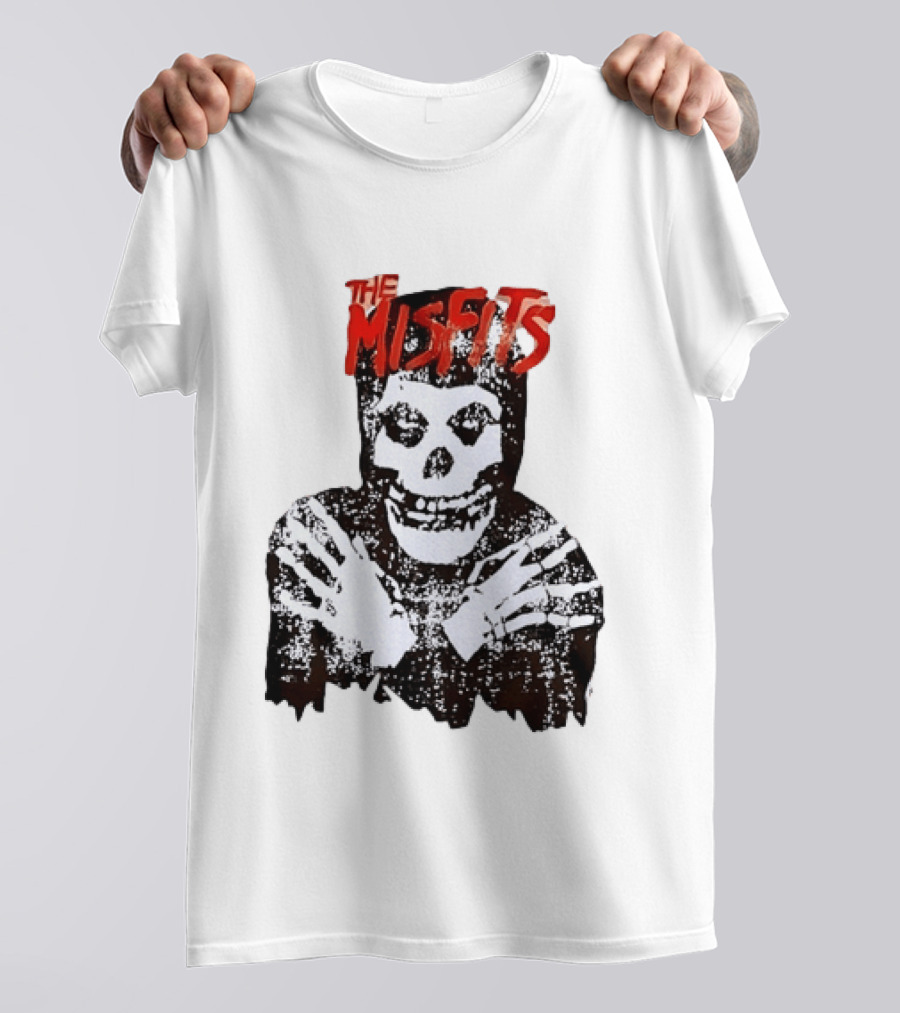 The Misfits Crimson Ghost Skull Punk Rock T-Shirt