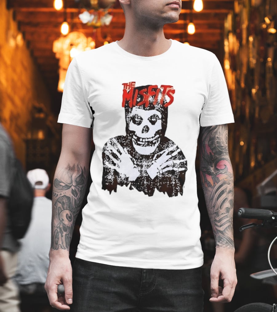 The Misfits Crimson Ghost Skull Punk Rock T-Shirt