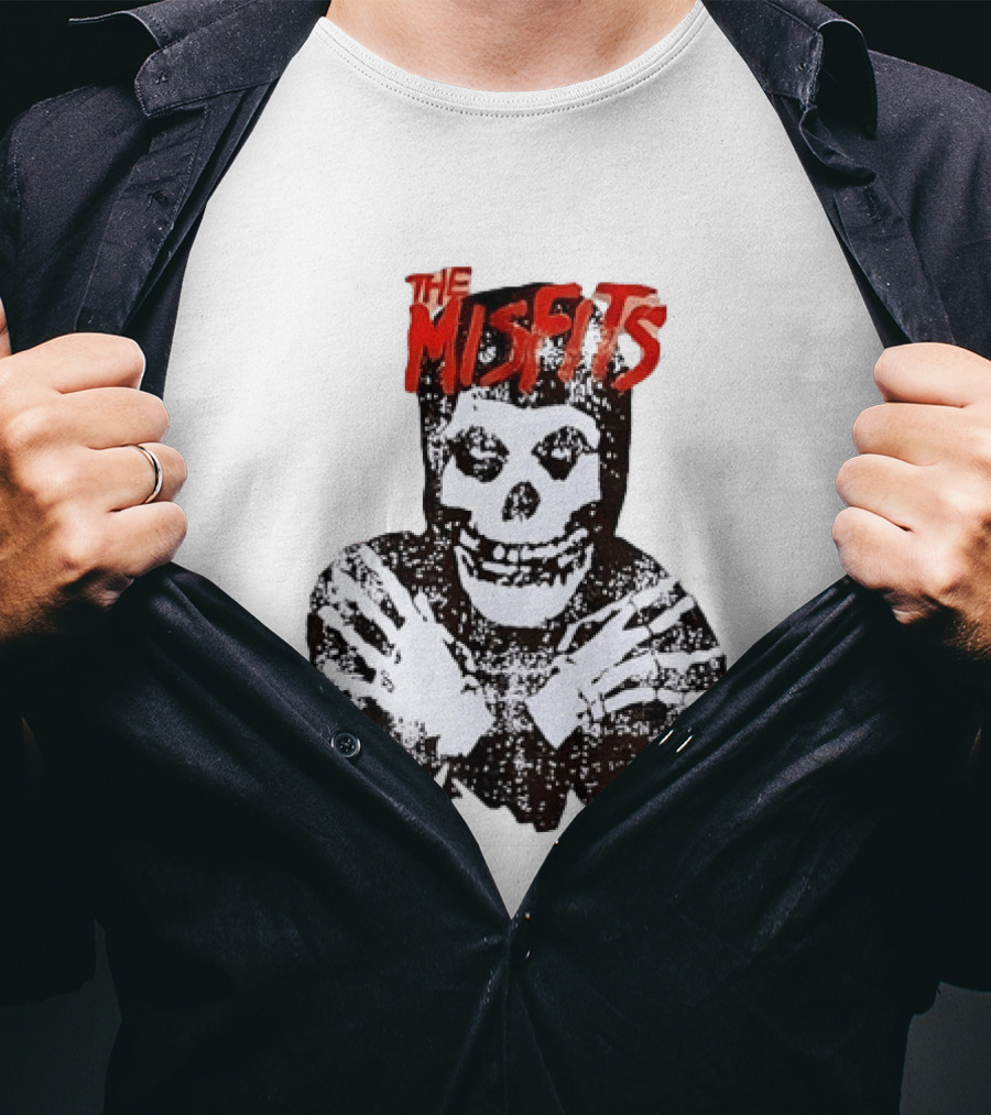 The Misfits Crimson Ghost Skull Punk Rock T-Shirt
