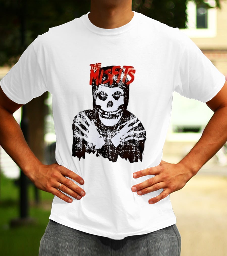The Misfits Crimson Ghost Skull Punk Rock T-Shirt