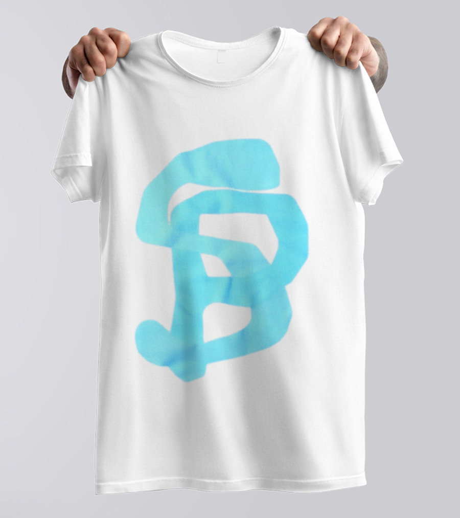 Wolee Store Classic Saintp Light Blue Monogram S P T-Shirt
