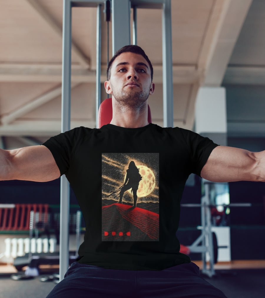 Paul Atreides Dune Arrakis Desert Moon Scene T-Shirt