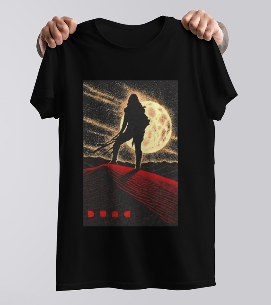 Paul Atreides Dune Arrakis Desert Moon Scene T-Shirt