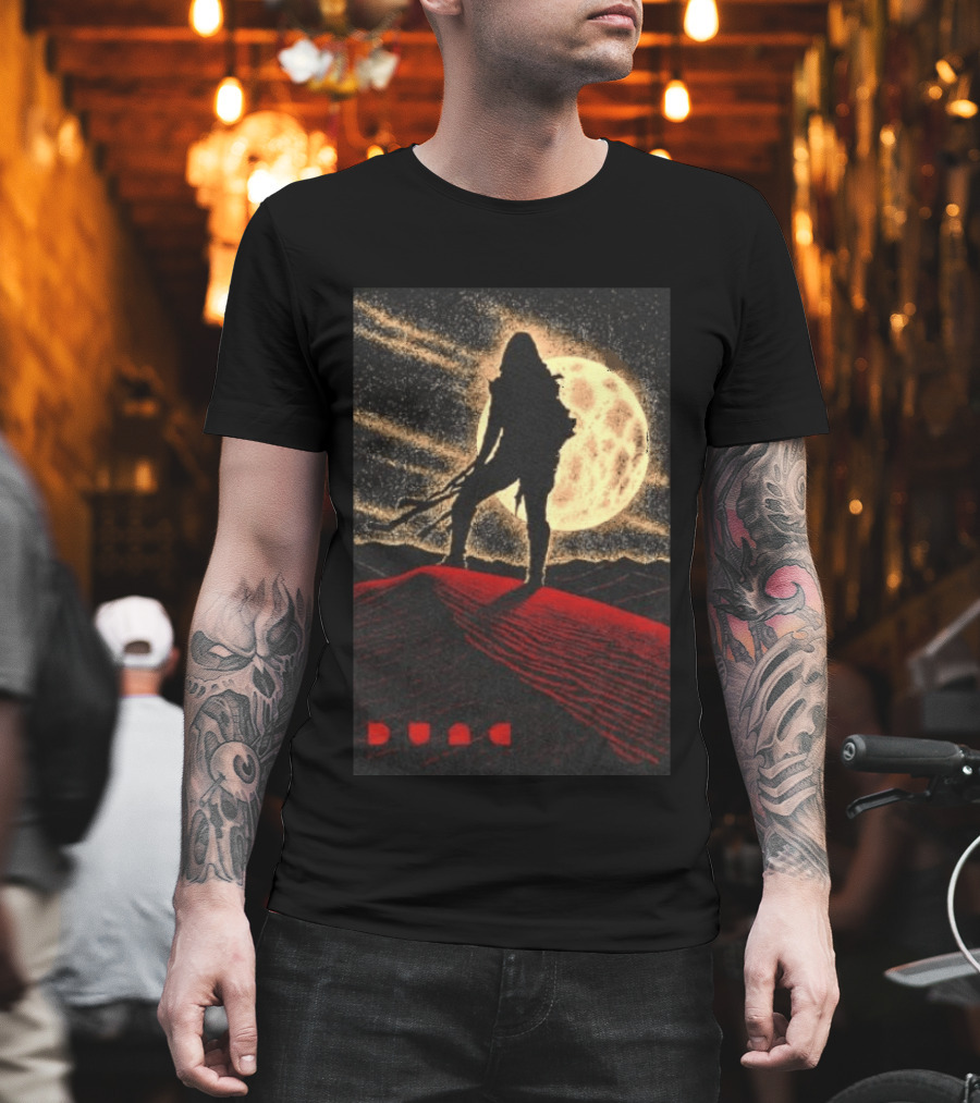 Paul Atreides Dune Arrakis Desert Moon Scene T-Shirt