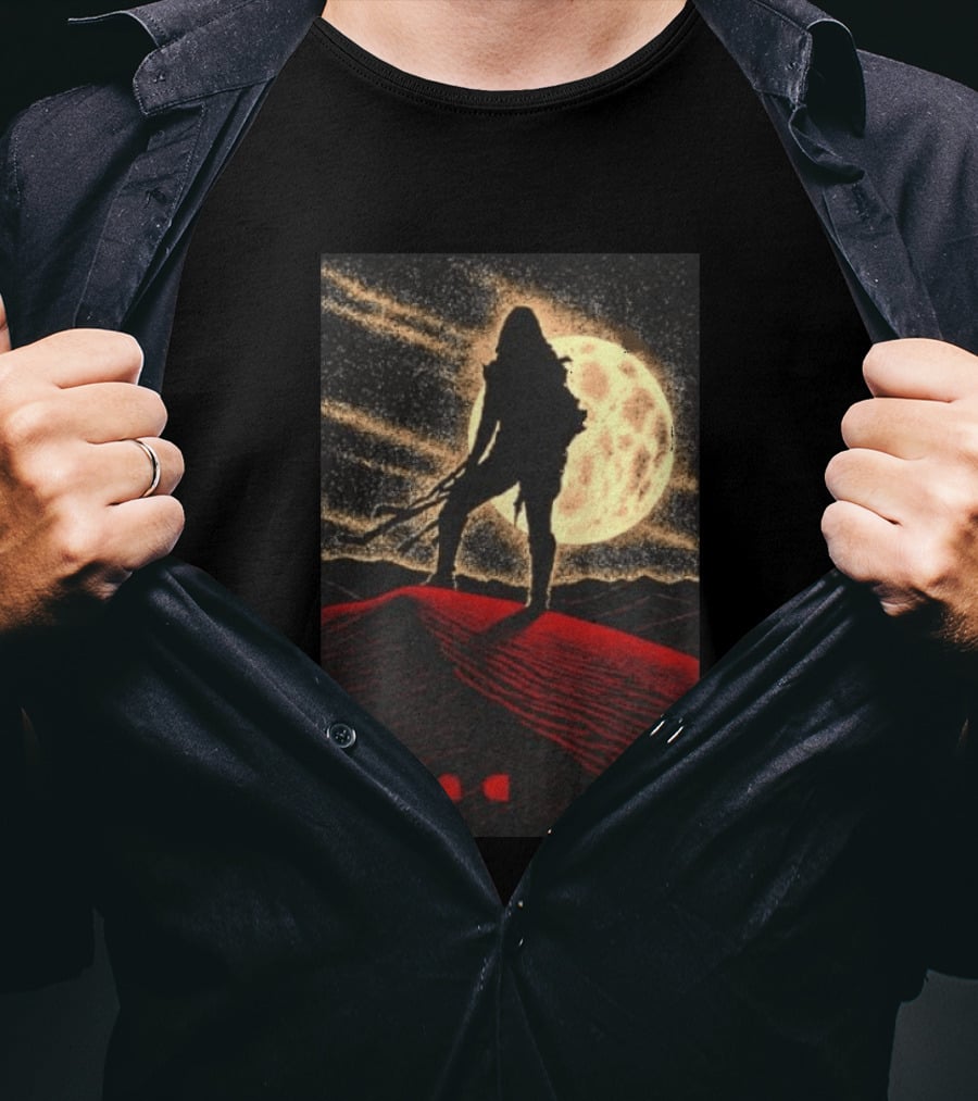 Paul Atreides Dune Arrakis Desert Moon Scene T-Shirt