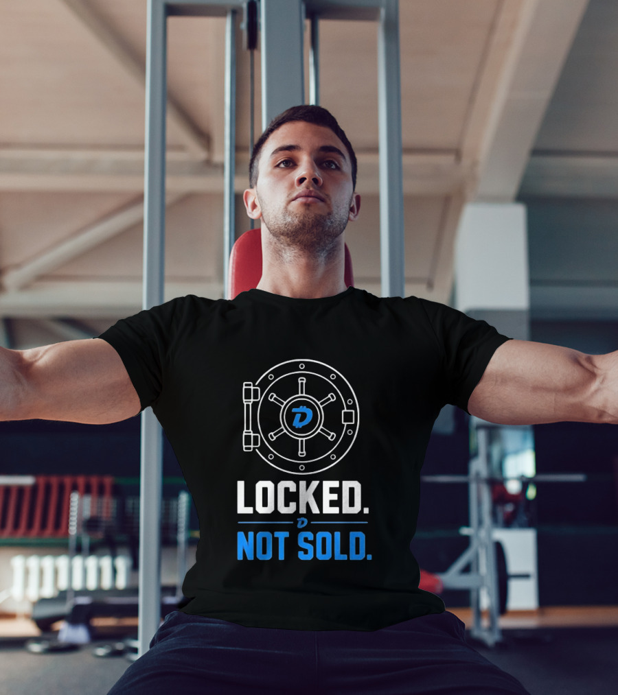 Digibyte Cryptocurrency Vault Locked Not Sold T-Shirt
