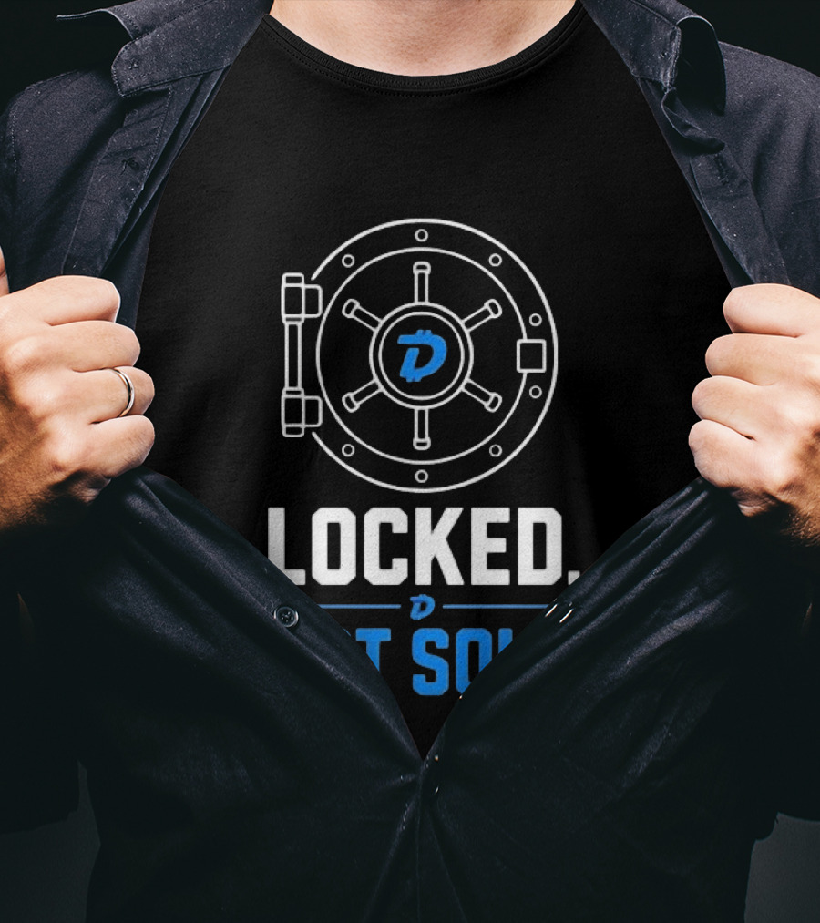 Digibyte Cryptocurrency Vault Locked Not Sold T-Shirt