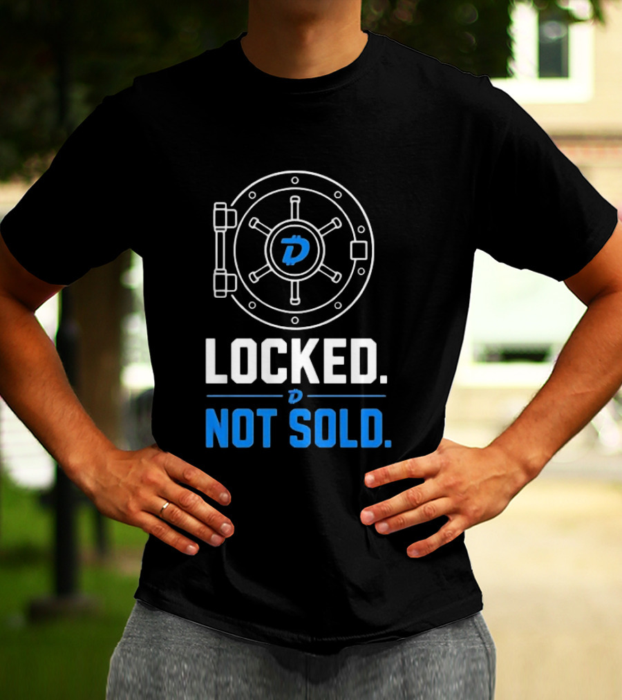 Digibyte Cryptocurrency Vault Locked Not Sold T-Shirt