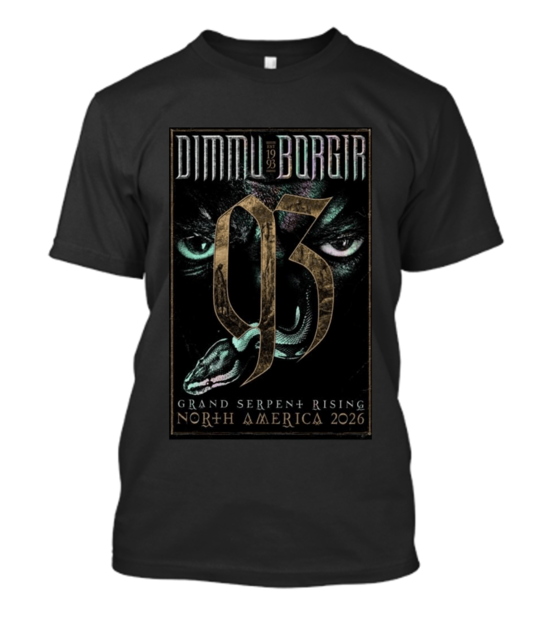 Dimmu Borgir 93 Grand Serpent Rising North America 2026 T-Shirt