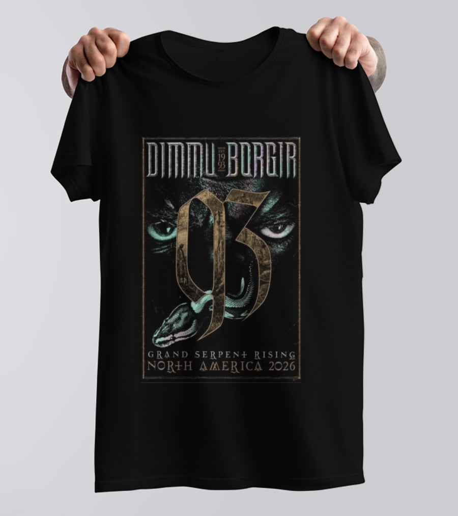 Dimmu Borgir 93 Grand Serpent Rising North America 2026 T-Shirt
