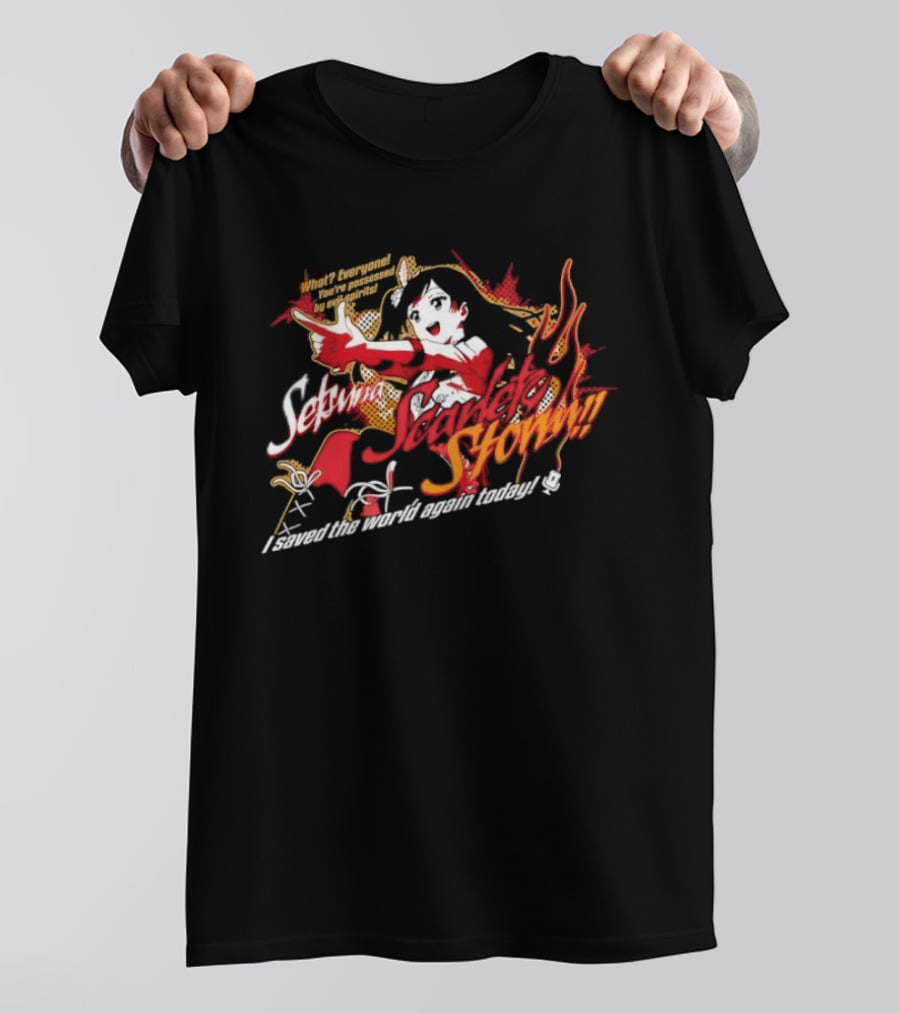 Setsuna Yuki Scarlet Storm What Everyone You Are Possessed By Evil Spirits T-Shirt