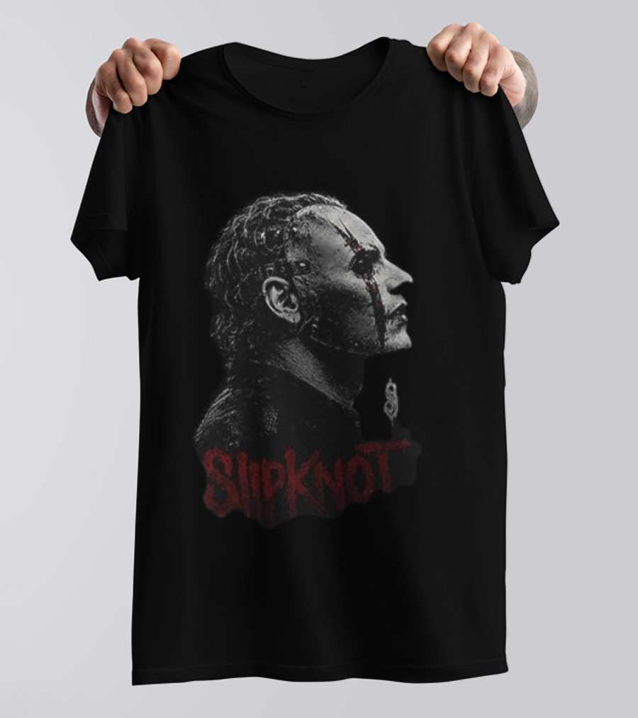 Slipknot People Like Sht Duality Band Mask Profile T-Shirt