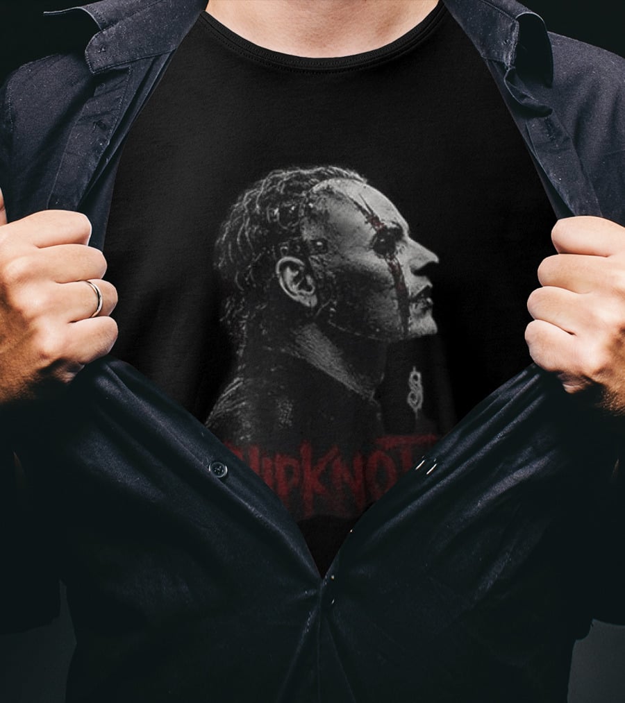 Slipknot People Like Sht Duality Band Mask Profile T-Shirt
