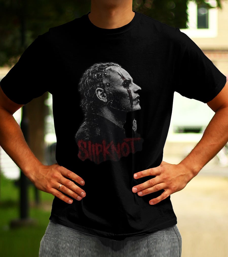 Slipknot People Like Sht Duality Band Mask Profile T-Shirt